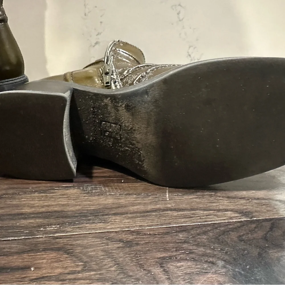 MIISTA Malene Khaki Boots - Picture 4 of 8